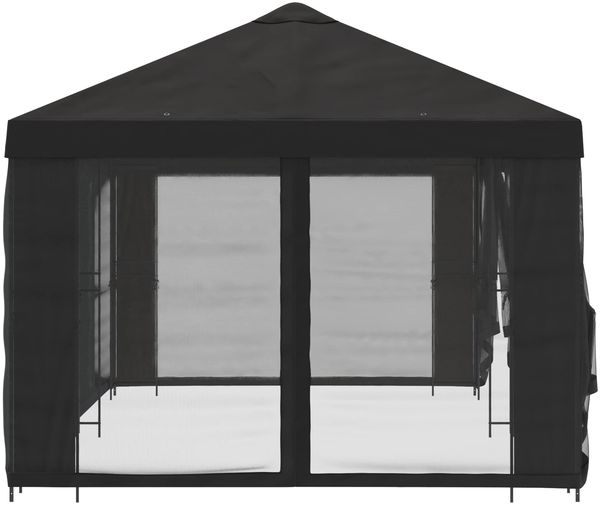 vidaXL Pavillon mit Seitenwänden 6 x 3 m Anthrazit Polyester und Stahl 3376021 Bild 4