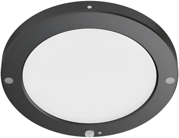 LED Deckenleuchte 20W schwarz mit Bewegungsmelder – 3in1 CCT rund