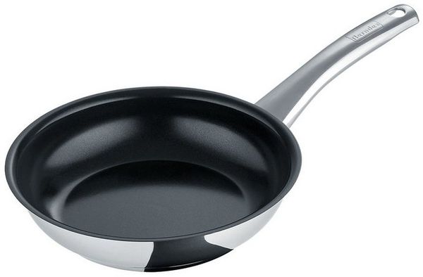Berndes Bratpfanne 20cm, Edelstahl, poliert - b.brilliant PFAS-frei, Edelstahl