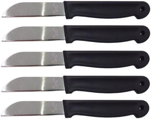 Obstmesser 5er-Set Schälmesser Gemüsemesser Küchenmesser Messerset rostfrei