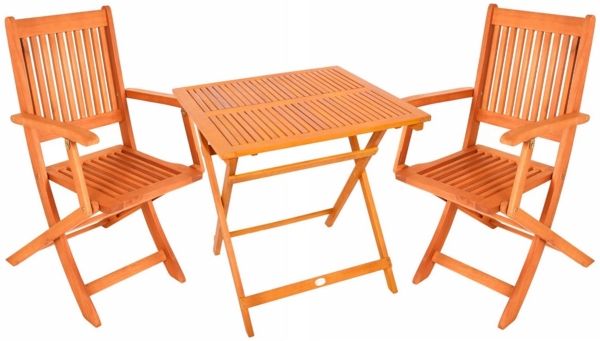 Klapptisch Gartentisch Linus 70x70 cm natur