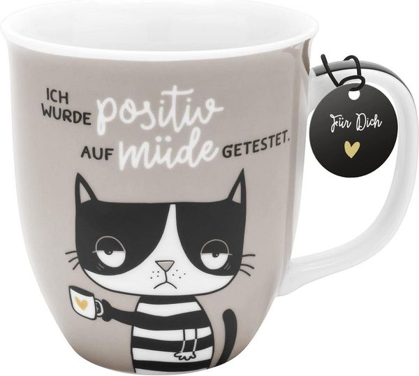 Tasse Kaffeetasse Kaffeebecher Teetasse Sheepworld 40cl Müde 47925