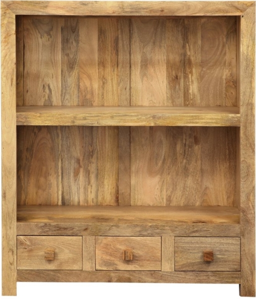 Bücherregal Hina 100x120x35 aus Mangoholz