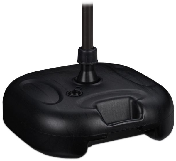 Schwarzer Sonnenschirmständer Kunststoff 10030728