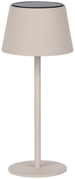 BOLD Umbo Solar Tischleuchte Outdoor Solar Tischlampe für Außen & Garten (dimmbar mit Touch, USB & Solar, 3000K warmweiß, IP44, anthrazit, Solarlampe innen & außen) - Sand