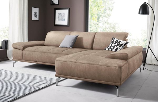 Places of Style Ecksofa Caluna, Inkl. Sitztiefenverstellung