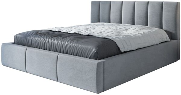 A&J MöbelLand Polsterbett IGI mit Bettkasten und Lattenrost