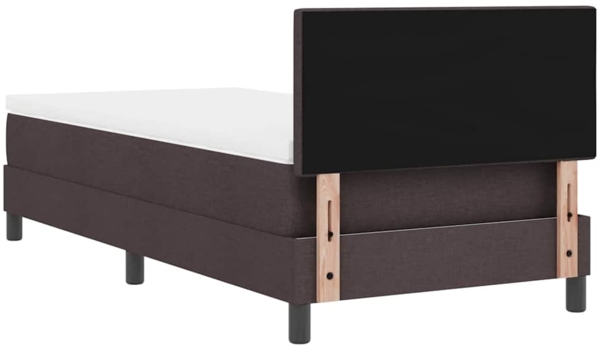 vidaXL Boxspringbett mit Matratze Dunkelbraun 80 x 200 cm Stoff 3342166 Bild 9