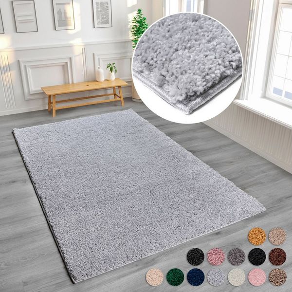OTTO home Hochflor-Teppich Viva Shaggy, in Standard- und Premium-Qualität, 30 mm oder 45 mm Höhe, rechteckig, Uni Farben, einfarbig, weich, kuschelig, Läufer, Kundenliebling