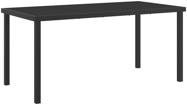 vidaXL Garten Essgruppe 5 pcs Schwarz Poly-Rattan 3380858 Bild 4