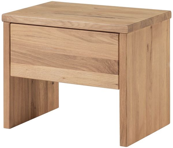 Nachttisch Wildeiche 50x35x40 bianco geölt JANGALI #119
