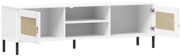 TV Board 158x47cm 'Seattle' Kiefer massiv weiß Bild 5