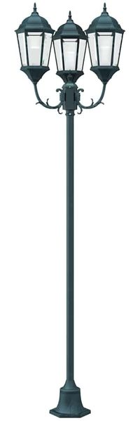 vidaXL Garten-Licht Vintage gebürstetes Grün 57 x 49 x 241 cm 42000339 Bild 4