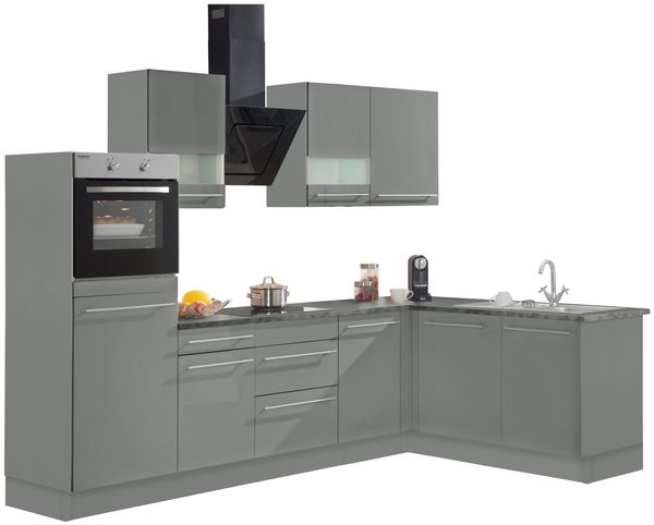 OPTIFIT Winkelküche Bern, Stellbreite 285x175 cm, wahlweise mit E-Geräten