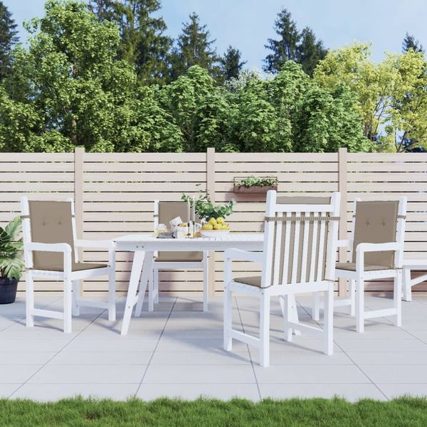 vidaXL Gartenstuhlauflagen für Niedriglehner 4 Stk. Taupe 100x50x3 cm 47563