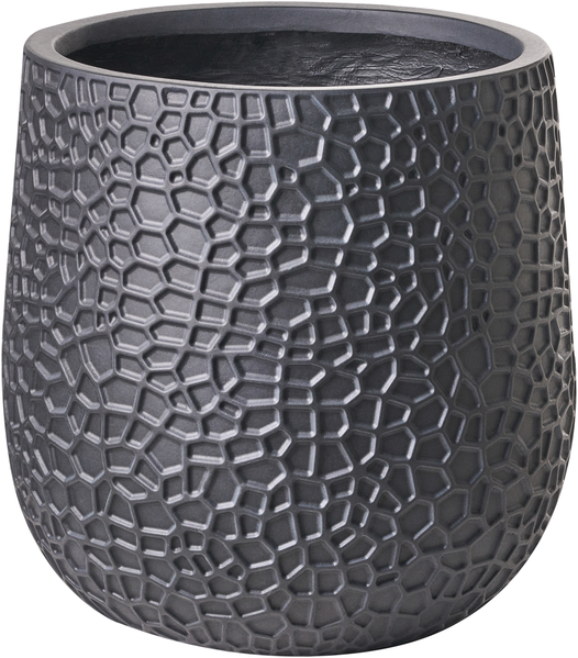Blumenkübel QIYUN 41 cm Schwarz