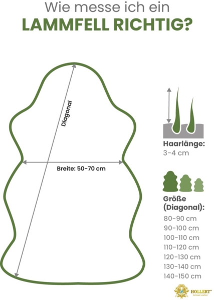 Lammfell Champagner Kurzhaar Wollhöhe 3-4 cm Größe: 100-110 Bild 8