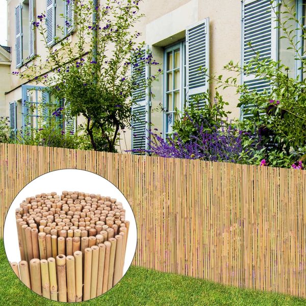 vidaXL Gartenzaun Bambus 300 x 100 cm 142683