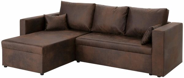 Home affaire Ecksofa Pur L-Form, wahlweise mit Bettfunktion