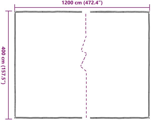 vidaXL Pflanzenabdeckung Transparent 4 x 12 m PE 3429319 Bild 10
