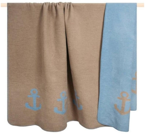 pad Wohndecke, Mischgewebe, 150x200 cm, Anker Lever Beige