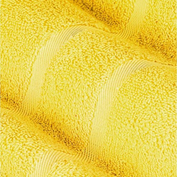 StickandShine Handtuch Handtücher Badetücher Saunatücher Duschtücher Gästehandtücher in Gelb
