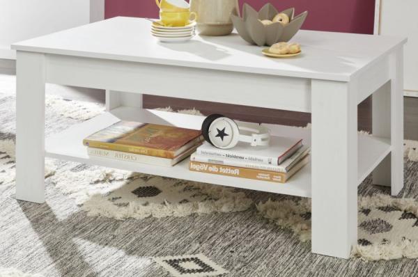 Couchtisch Universal Anderson Pinie weiß 110 cm