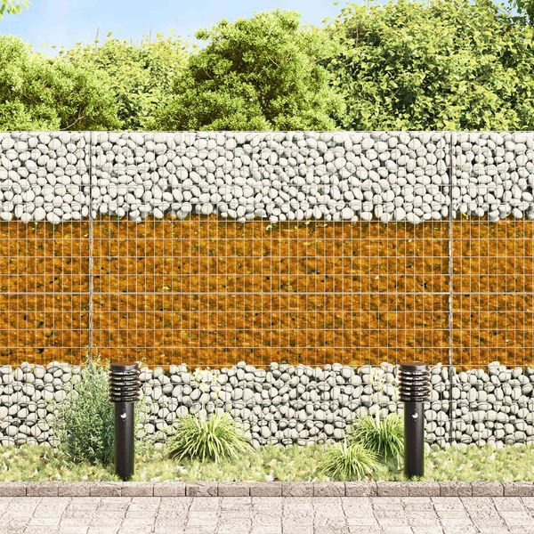 vidaXL Gartensteine Braun 12 cm Glas 42025190
