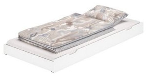 Erst-Holz® Bettkasten als Zusatzbett für unsere Etagenbetten 80x190 - Kiefer weiß - 90.10-S17W Bild 6