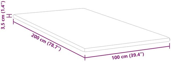 vidaXL Matratzenauflage, Jacquard Stoff weiß, Höhe 3,5 cm, 100x200 cm Bild 11