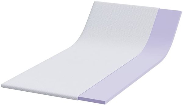 vidaXL Matratzenauflage, Jacquard Stoff weiß, Höhe 3,5 cm, 100x200 cm Bild 3