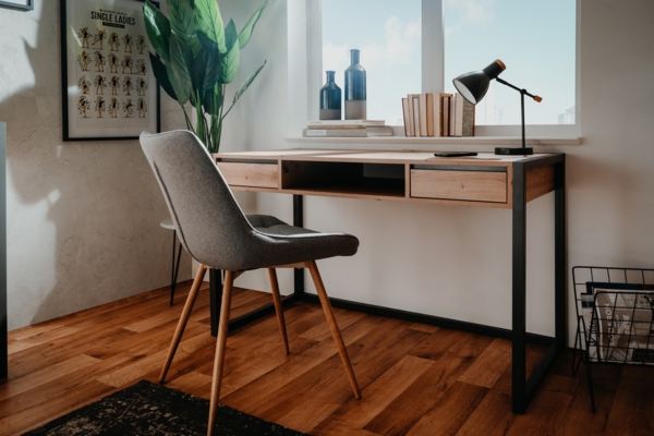 Schreibtisch Dover 30 / Denver 30, Holzfarben, 120 x 75 x 60 cm