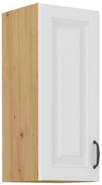 Hängeschrank 30 cm Stilo Weiß + Eiche Artisan Küchenzeile Küchenblock Küche