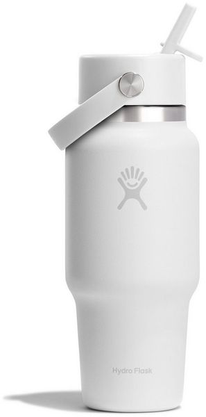 Hydro Flask Trinkflasche 24 OZ Wide Flex Straw Travel Bottle Cap, 710 ml, Geeignet für alle Wide Mouth Kappen und Deckel