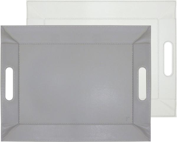 Freeform Duo Wende-Tablett 55x41 cm Grau / Weiß