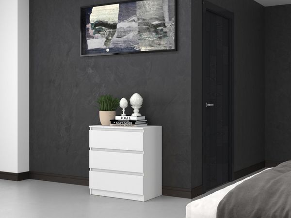 Raumhirsch Furniture Kommode Sideboard 70 cm breit (Maße 40 x 70 x 75 cm, 3 Schubladen), verschiedene Farben