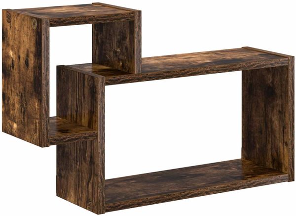vidaXL Wandregal Wandhalterung Raucheiche 55 x 15 x 35 cm 8012112