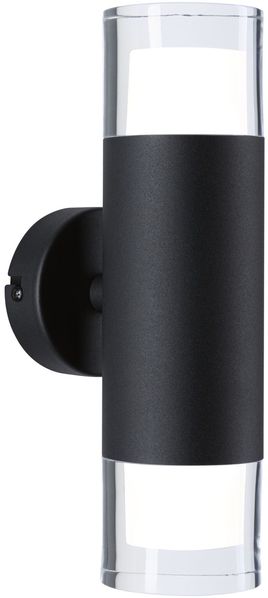 Selection Bathroom Wand-/Deckenleuchte Kame IP44 3000K 2x460lm 230V 2x4W Signalschwarz