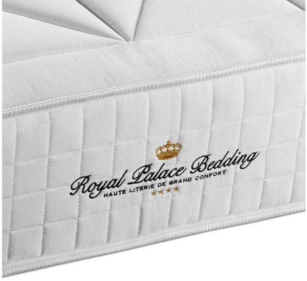 Matratze Windsor 160x200 cm + Bettgestell mit Lattenrost, H2, Memory-Schaum und Taschenfeder, Höhe: 26 cm, Weiß Bild 5