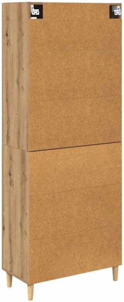 vidaXL Highboard Artisan-Eiche 69,5 x 34 x 180 cm Holzwerkstoff 3415998 Bild 9