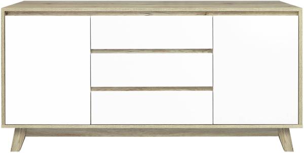 Sideboard MAGSTADT in weiß, T40 x B140 x H75 cm