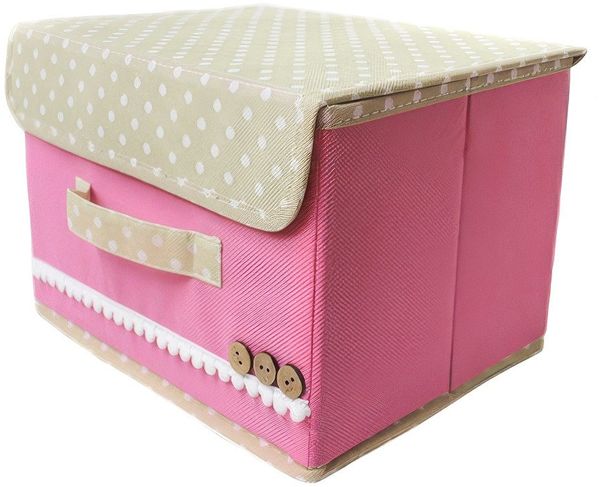 Yudu Aufbewahrungsbox Textil-Organizer Aufbewahrungsbox Box mit Klappdeckel