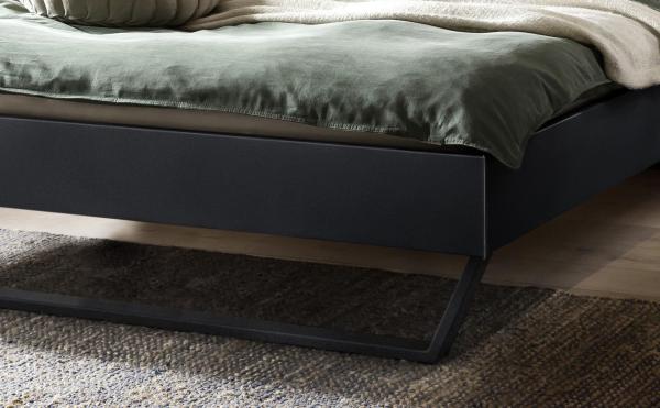 Clyo Bettgestell schwarz Holzwerkstoff 200cm x 180cm x 25cm Bild 4