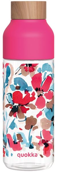 Quokka Ice Trinkflasche 720 ml Red Flowers Ecozen auslaufsicher