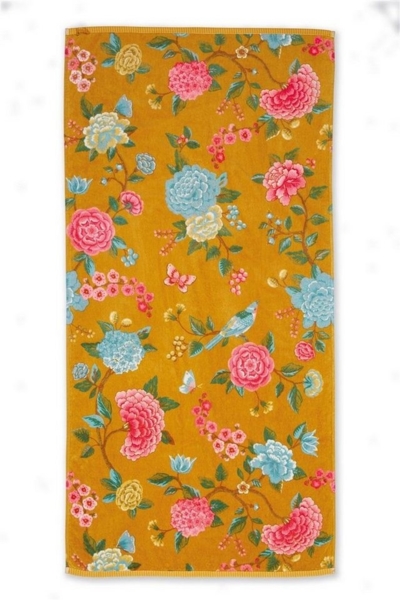 PiP Studio Handtuch Good Evening Yellow 70X140 Gelb 100% Cotton, terry velour, 500 GS, Baumwolle (1-St), Handtuch Frottetuch