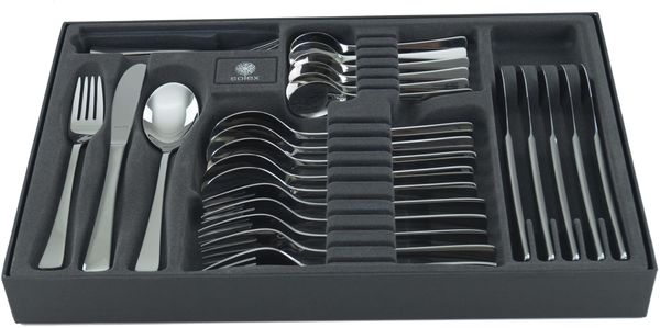 Solex Karina Besteckset 30 teilig für 6 Personen in Besteckbox