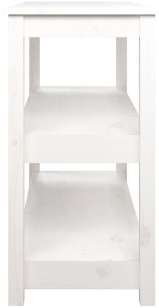 Konsolentisch, Beistelltisch, Konsole Weiß 110x40x74 cm Massivholz Kiefer Bild 6