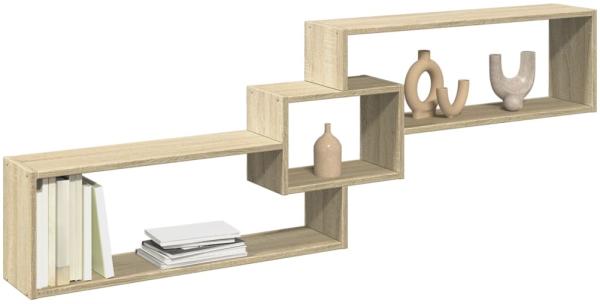 vidaXL Wandschrank 158x18x53 cm Sonoma Eiche Holzwerkstoff 854816