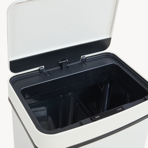 Sensor Mülleimer Venna Edelstahl Beige 62L [en. casa] Bild 6