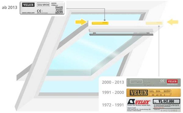 Verdunklungsrollo Dachfensterrollo abdunkelnd, LYSEL®, abdunkelnd, HxB 79.5x38.3cm